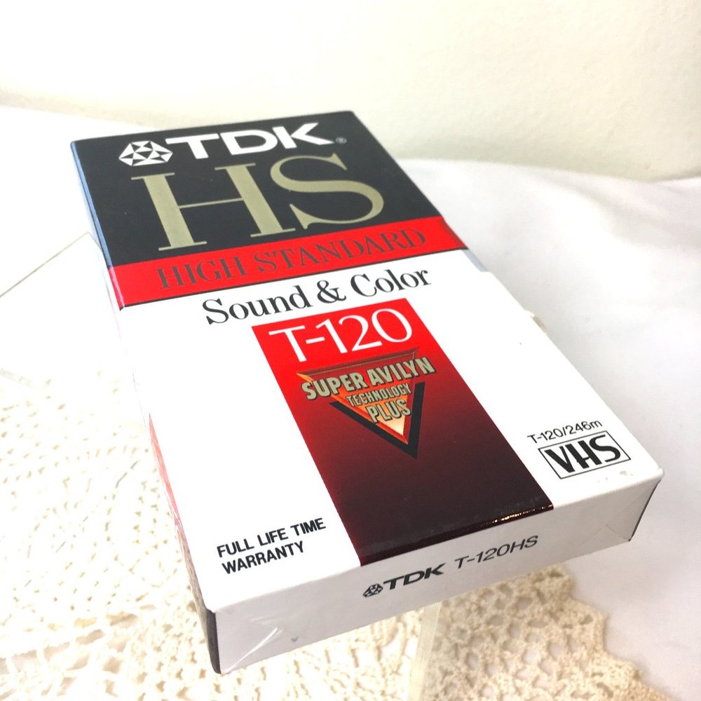 TDK High Standard T-120 VHS NWT